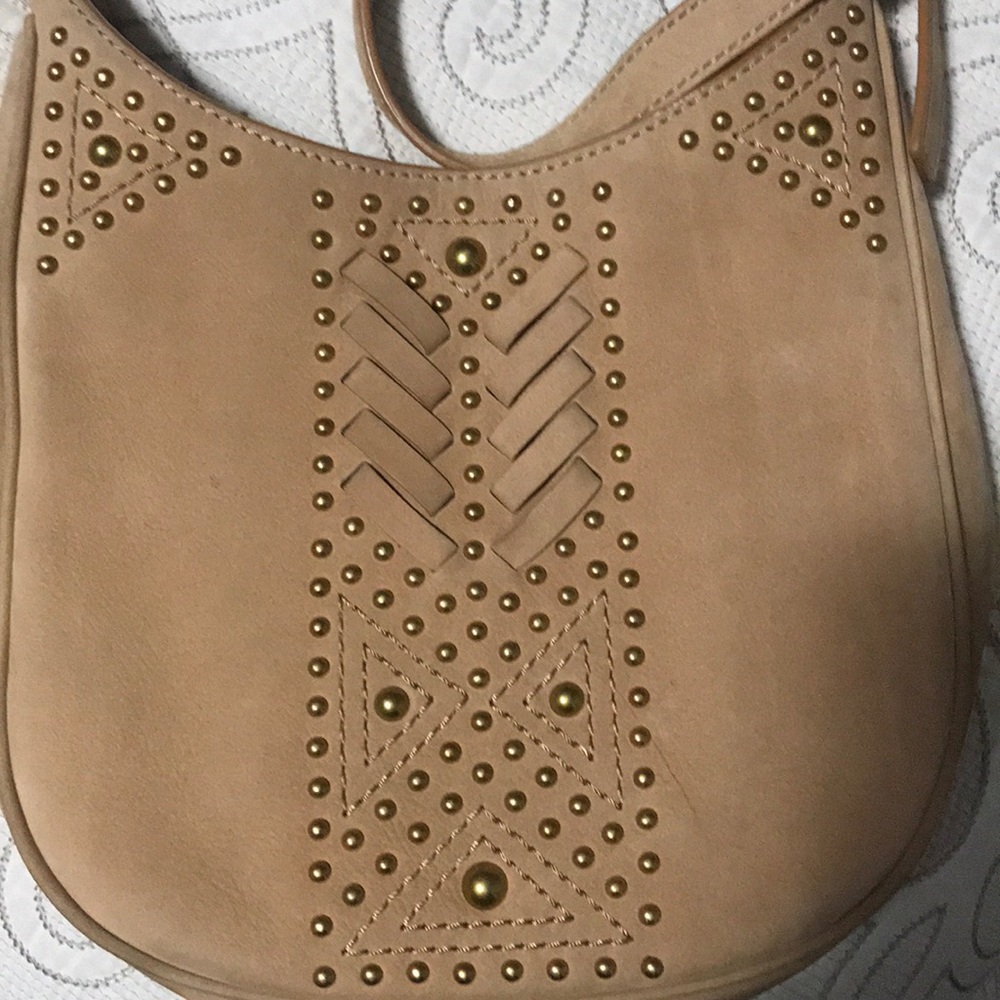 FRYE addie small stud leather crossbody like NEW